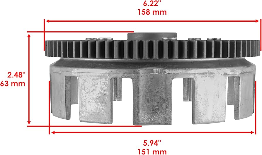 Amazon.com: Caltric Primary Clutch Basket Compatible with Kawasaki